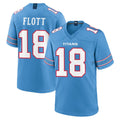Kdoa T.Titans #18 Cor'Dale Flott Player Light Blue 2026 Game Home Stitched Jerseys