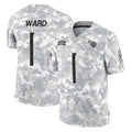 Kdoa T.Titans #1 Cameron Ward Player Arctic Camo Limited Salute to Service Home Game Stitched Jerseys