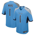 Kdoa T.Titans #1 Cameron Ward Player Light Blue Game Stitched Jerseys