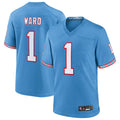 Kdoa T.Titans #1 Cameron Ward Player Light Blue Replica Limited Game Stitched Jerseys
