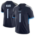 Kdoa T.Titans #1 Cameron Ward Player Navy Limited Vapor Untouchable Home Game Stitched Jerseys