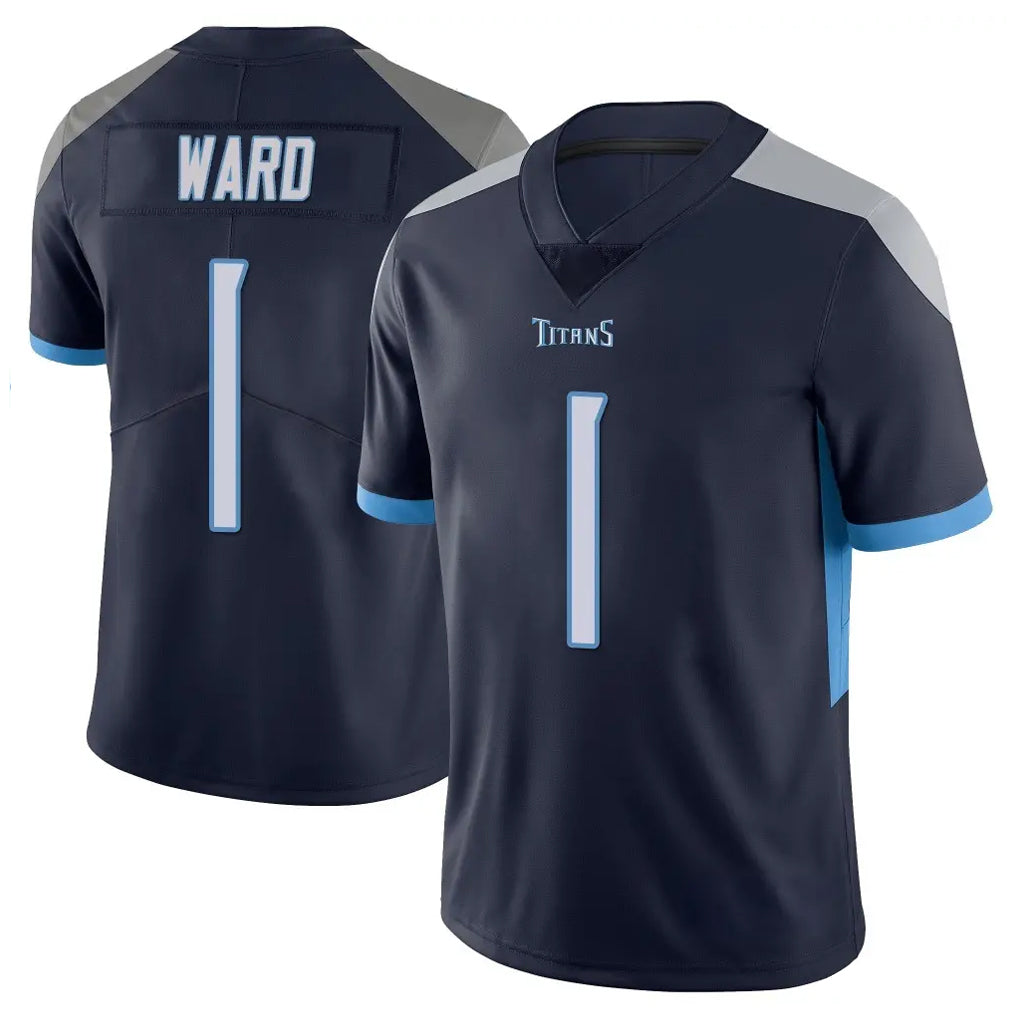 Kdoa T.Titans #1 Cameron Ward Player Navy Limited Vapor Untouchable Home Game Stitched Jerseys