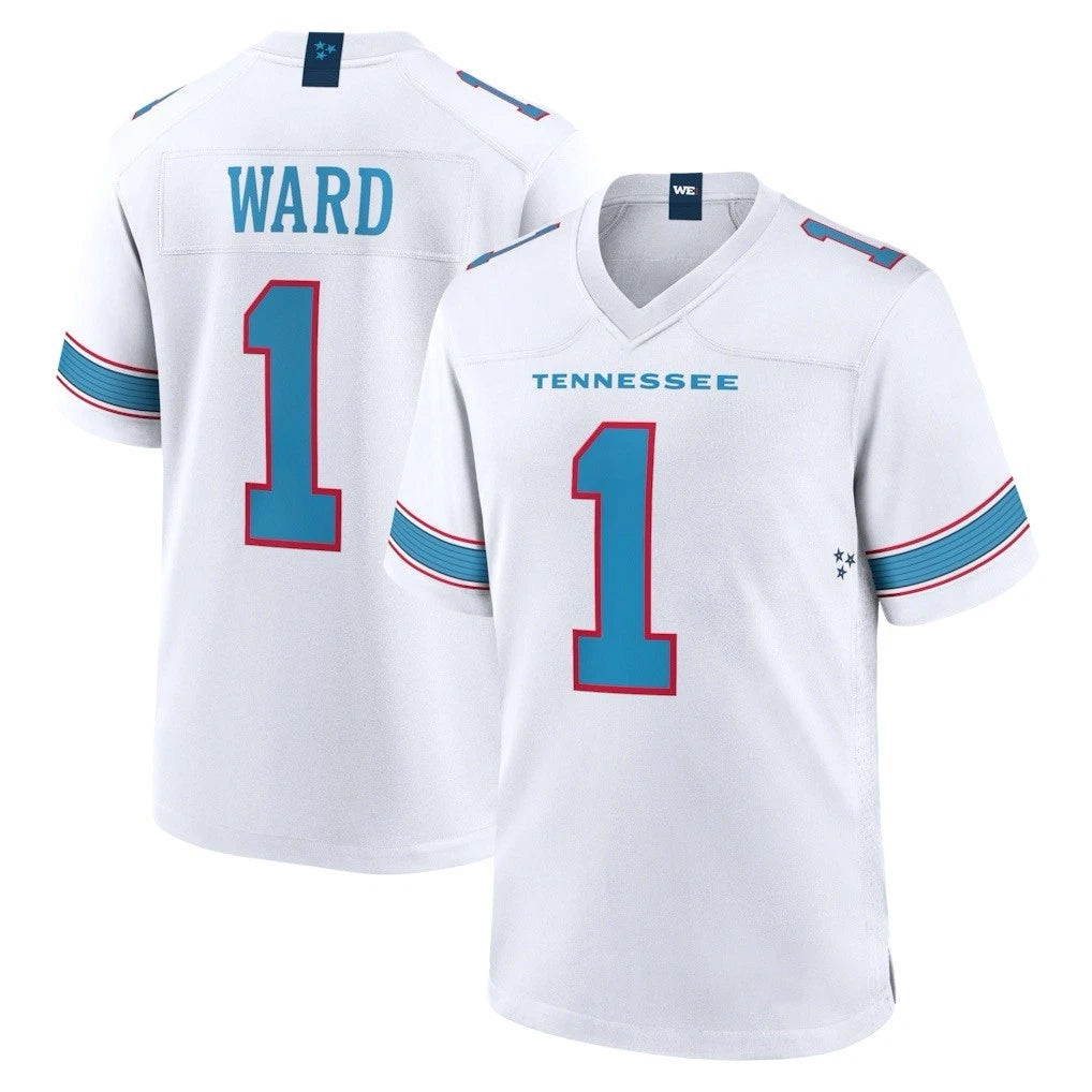 Kdoa T.Titans #1 Cameron Ward Player White 2026 Game Home Stitched Jerseys