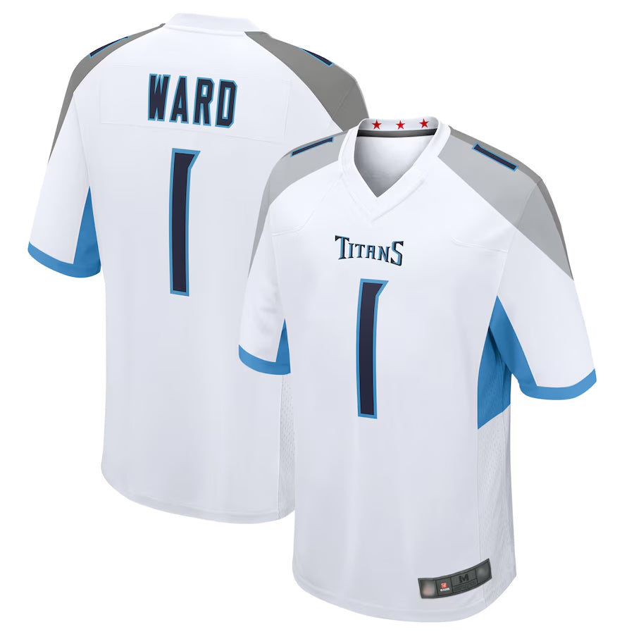 Kdoa T.Titans #1 Cameron Ward Player White Game Stitched Jerseys