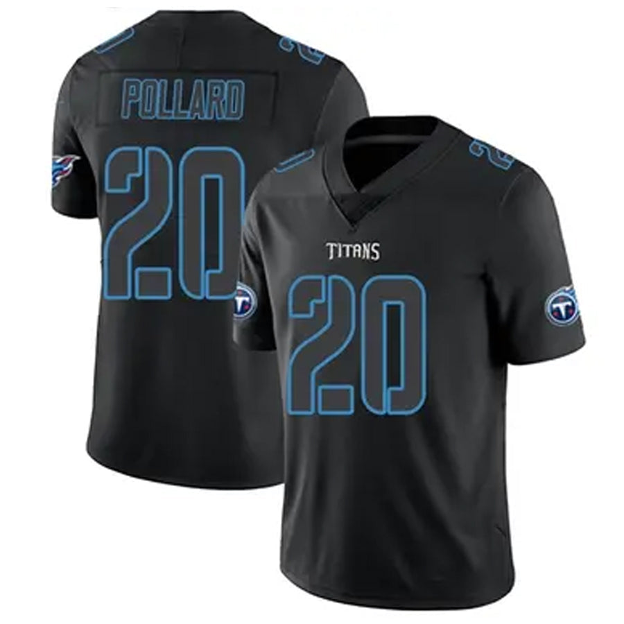 Kdoa T.Titans #20 Tony Pollard Player Black Fashion Elite Limited Stitched Jerseys