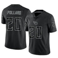 Kdoa T.Titans #20 Tony Pollard Player Black RFLCTV Limited Stitched Jerseys