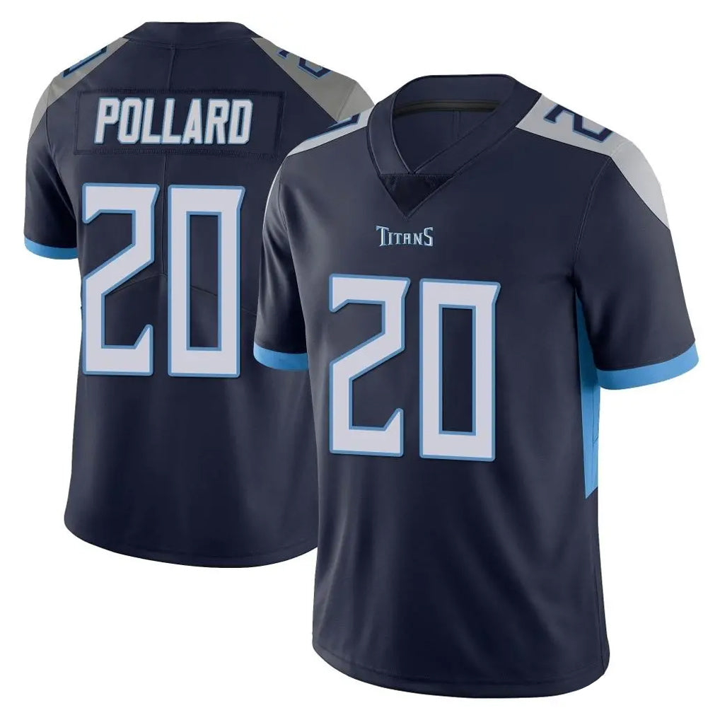 Kdoa T.Titans #20 Tony Pollard Player Navy Limited Vapor Untouchable Home Game Stitched Jerseys