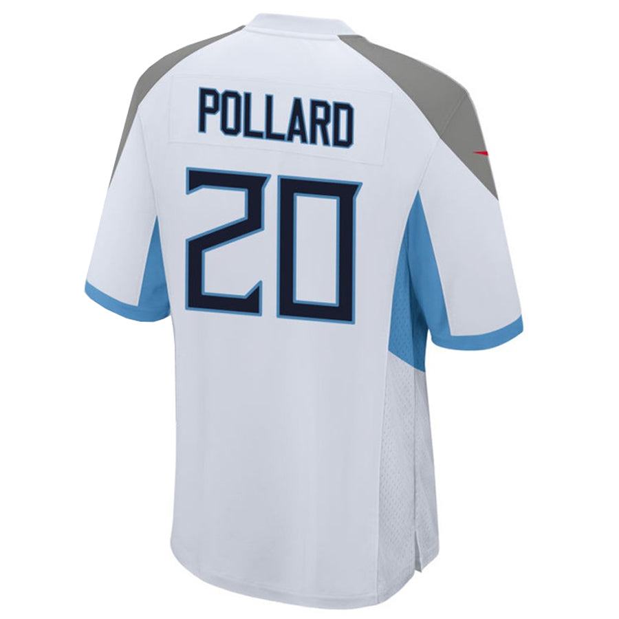 Kdoa T.Titans #20 Tony Pollard Player White Home Game Stitched Jerseys