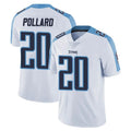 Kdoa T.Titans #20 Tony Pollard Player White Limited Vapor Untouchable Home Game Stitched Jerseys