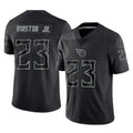 Kdoa T.Titans #23 Kevin Winston Jr. Player Black Limited Reflective Home Game Stitched Jerseys