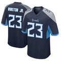 Kdoa T.Titans #23 Kevin Winston Jr. Player Navy Home Game Stitched Jerseys
