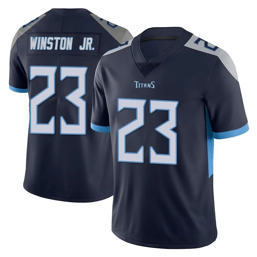 Kdoa T.Titans #23 Kevin Winston Jr. Player Navy Limited Vapor Untouchable Home Game Stitched Jerseys