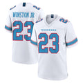 Kdoa T.Titans #23 Kevin Winston Jr. Player White 2026 Game Home Stitched Jerseys
