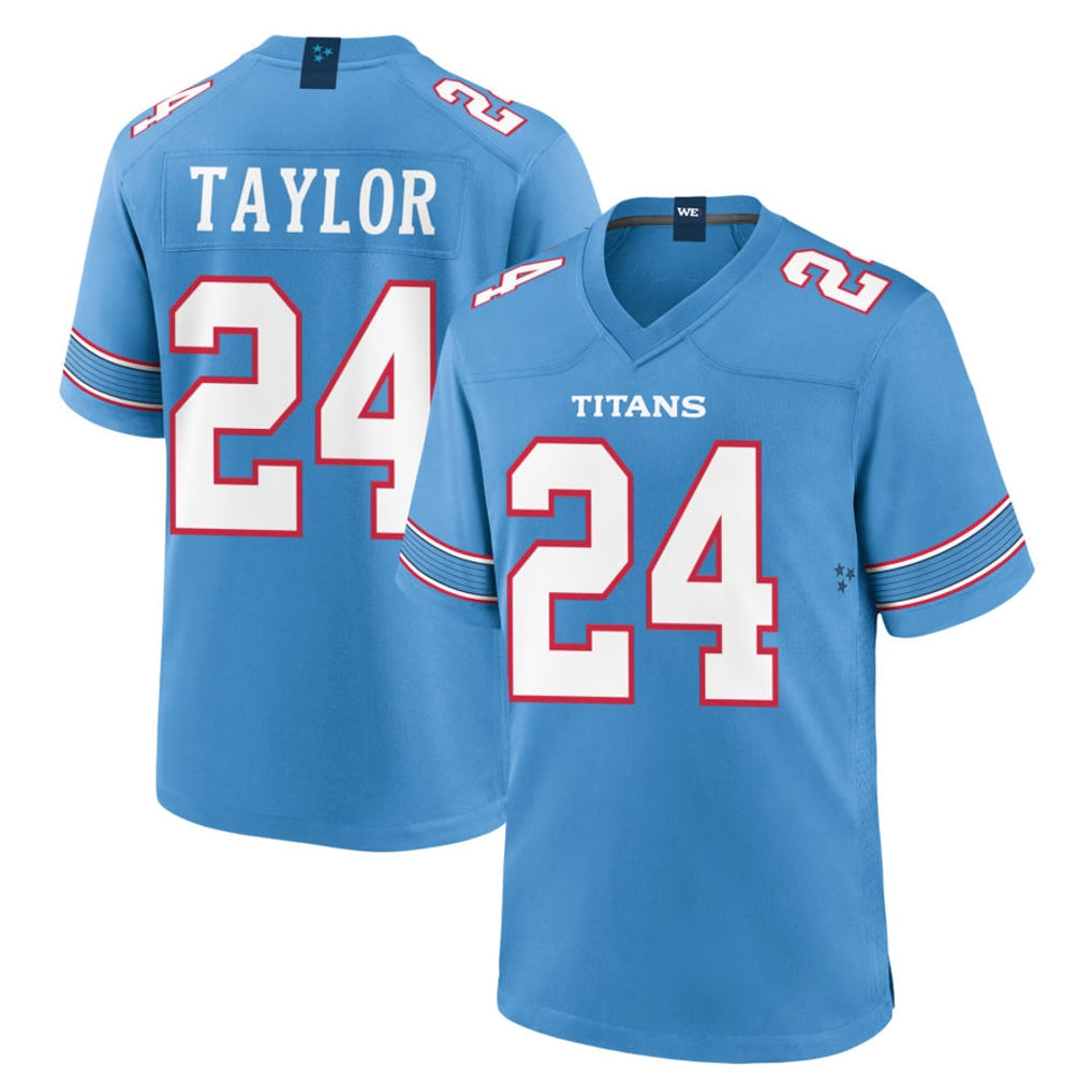 Kdoa T.Titans #24 Alontae Taylor Player Light Blue 2026 Game Home Stitched Jerseys
