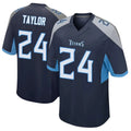Kdoa T.Titans #24 Alontae Taylor Player Navy Home Game Stitched Jerseys