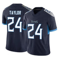 Kdoa T.Titans #24 Alontae Taylor Player Navy Limited Vapor F.U.S.E. Home Game Stitched Jerseys