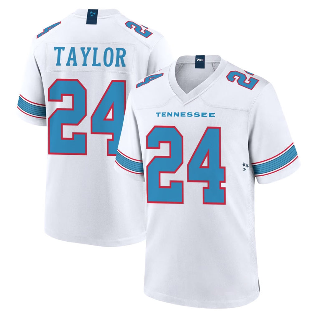 Kdoa T.Titans #24 Alontae Taylor Player White 2026 Game Home Stitched Jerseys