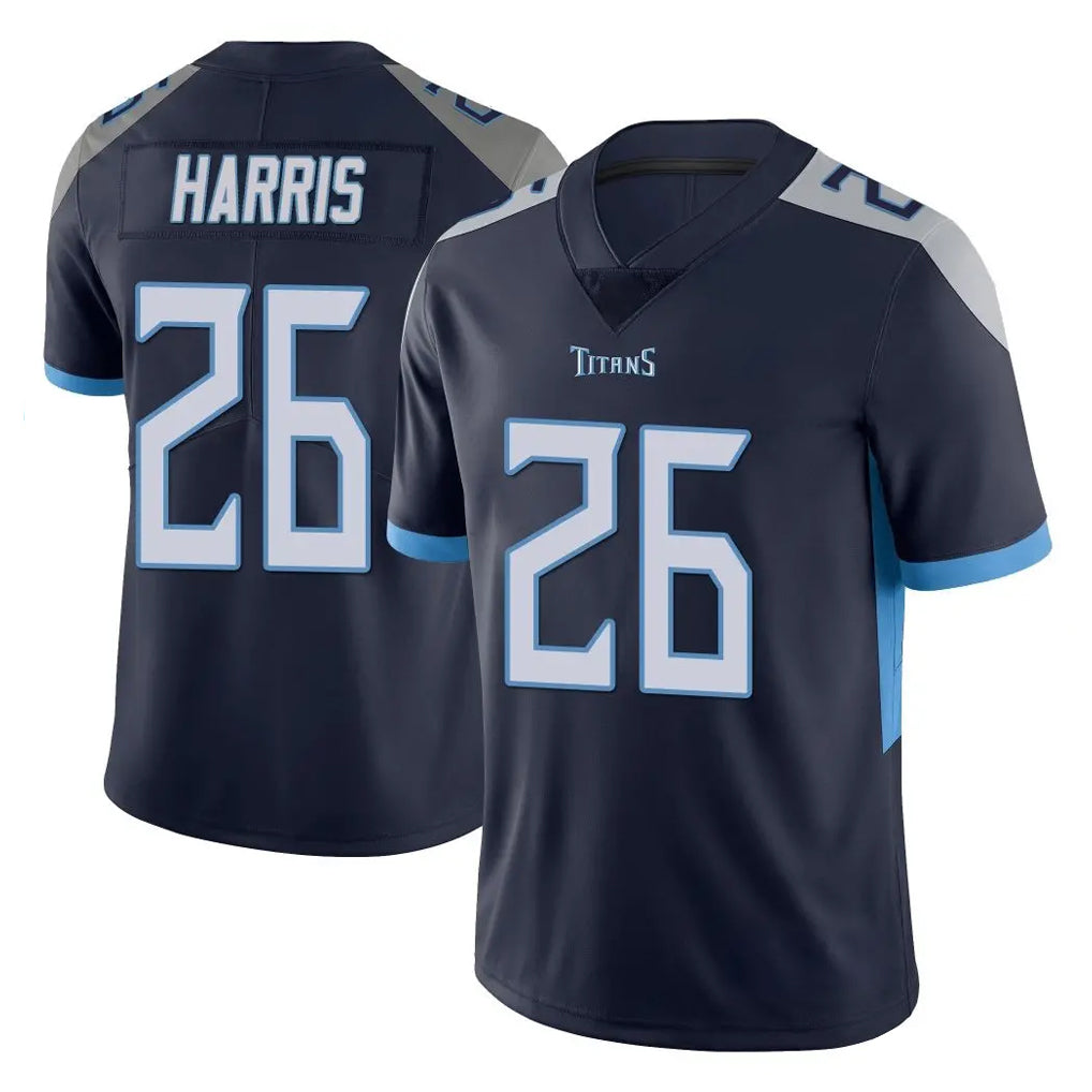Kdoa T.Titans #26 Marcus Harris Player Navy Limited Vapor Untouchable Home Game Stitched Jerseys