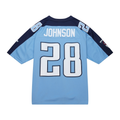 Kdoa T.Titans #28 Chris Johnson Mitchell & Ness Light Blue Legacy Replica Jersey Stitched Puhic Game Jerseys