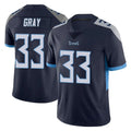 Kdoa T.Titans #33 Cedric Gray Player Navy Limited Vapor Untouchable Home Game Stitched Jerseys