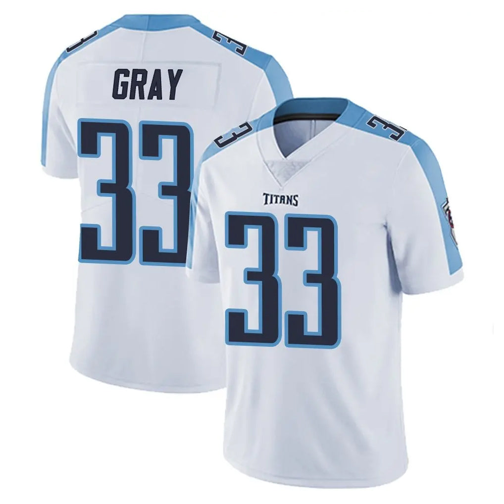 Kdoa T.Titans #33 Cedric Gray Player White Limited Vapor Untouchable Home Game Stitched Jerseys