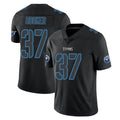 Kdoa T.Titans #37 Amani Hooker Player Black Impact Limited Home Game Stitched Jerseys