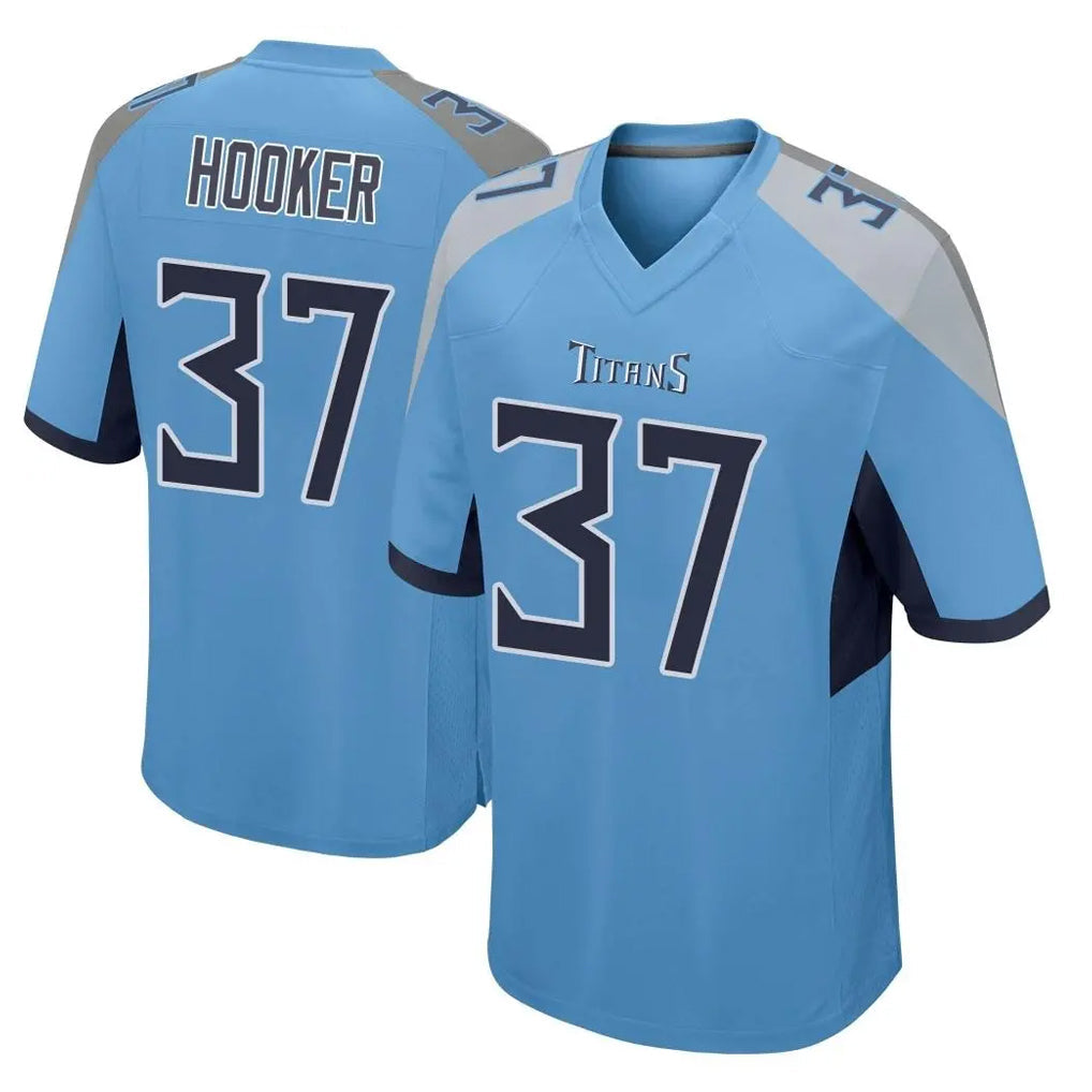 Kdoa T.Titans #37 Amani Hooker Player Light Blue Home Game Stitched Jerseys