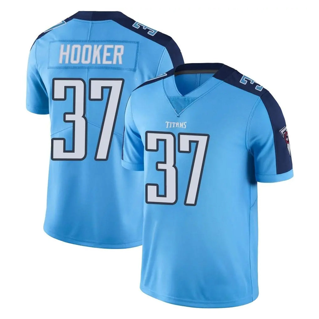 Kdoa T.Titans #37 Amani Hooker Player Light Blue Limited Color Rush Home Game Stitched Jerseys