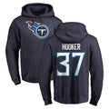 Kdoa T.Titans #37 Amani Hooker Player Navy Logo Pullover Hoodies Home Game Stitched Jerseys