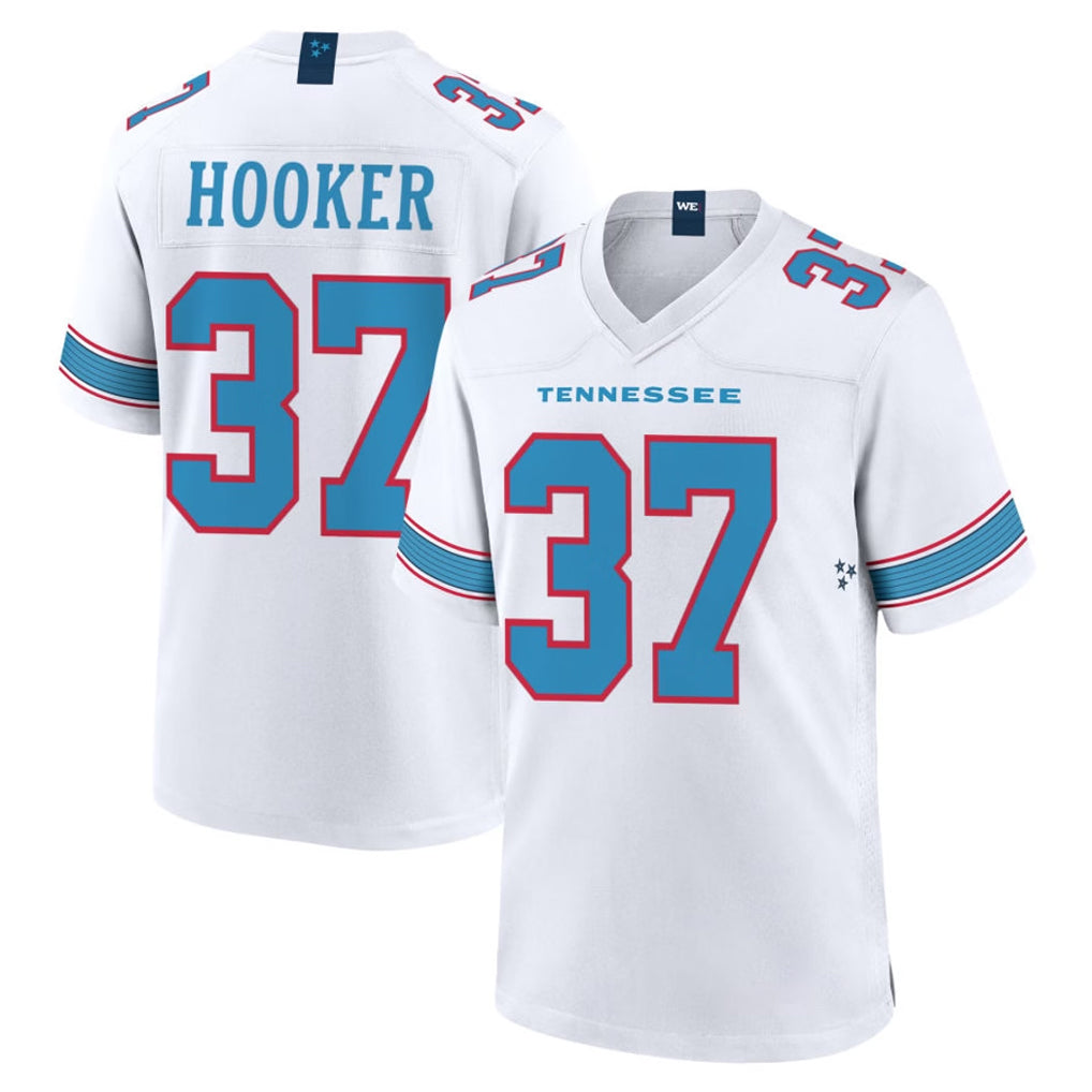 Kdoa T.Titans #37 Amani Hooker Player White 2026 Game Home Stitched Jerseys