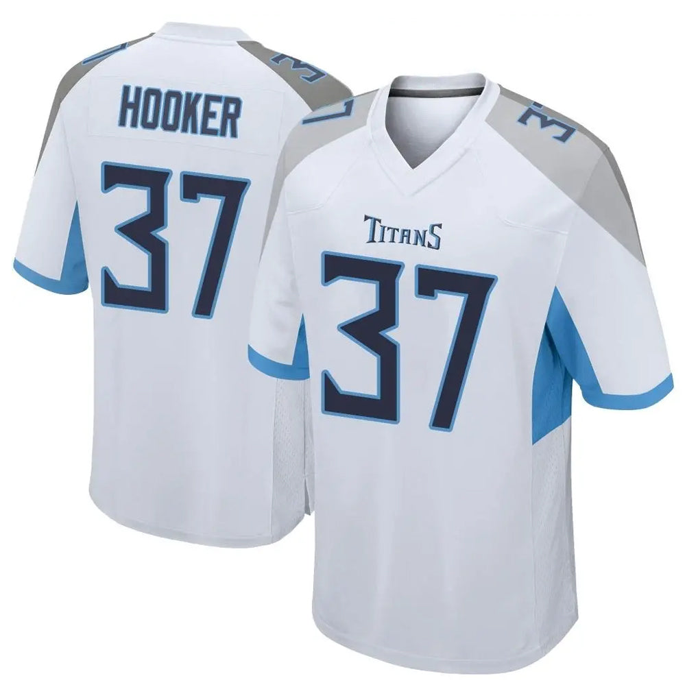 Kdoa T.Titans #37 Amani Hooker Player White Home Game Stitched Jerseys