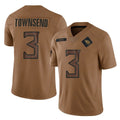 Kdoa T.Titans #3 Tommy Townsend Player Brown Limited Salute to Service Home Game Stitched Jerseys