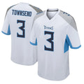 Kdoa T.Titans #3 Tommy Townsend Player White Home Game Stitched Jerseys