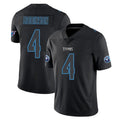 Kdoa T.Titans #4 Wan'Dale Robinson Player Black Impact Limited Home Game Stitched Jerseys