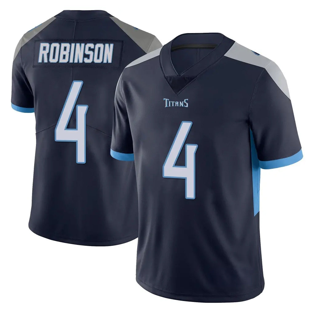 Kdoa T.Titans #4 Wan'Dale Robinson Player Navy Limited Vapor Untouchable Home Game Stitched Jerseys