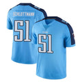 Kdoa T.Titans #51 Austin Schlottmann Player Light Blue Limited Color Rush Home Game Stitched Jerseys