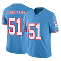 Kdoa T.Titans #51 Austin Schlottmann Player Light Blue Limited Vapor F.U.S.E. Home Game Stitched Jerseys