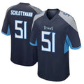 Kdoa T.Titans #51 Austin Schlottmann Player Navy Home Game Stitched Jerseys