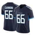 Kdoa T.Titans #66 Fernando Carmona Jr. Player Navy Limited Vapor F.U.S.E. Home Game Stitched Jerseys