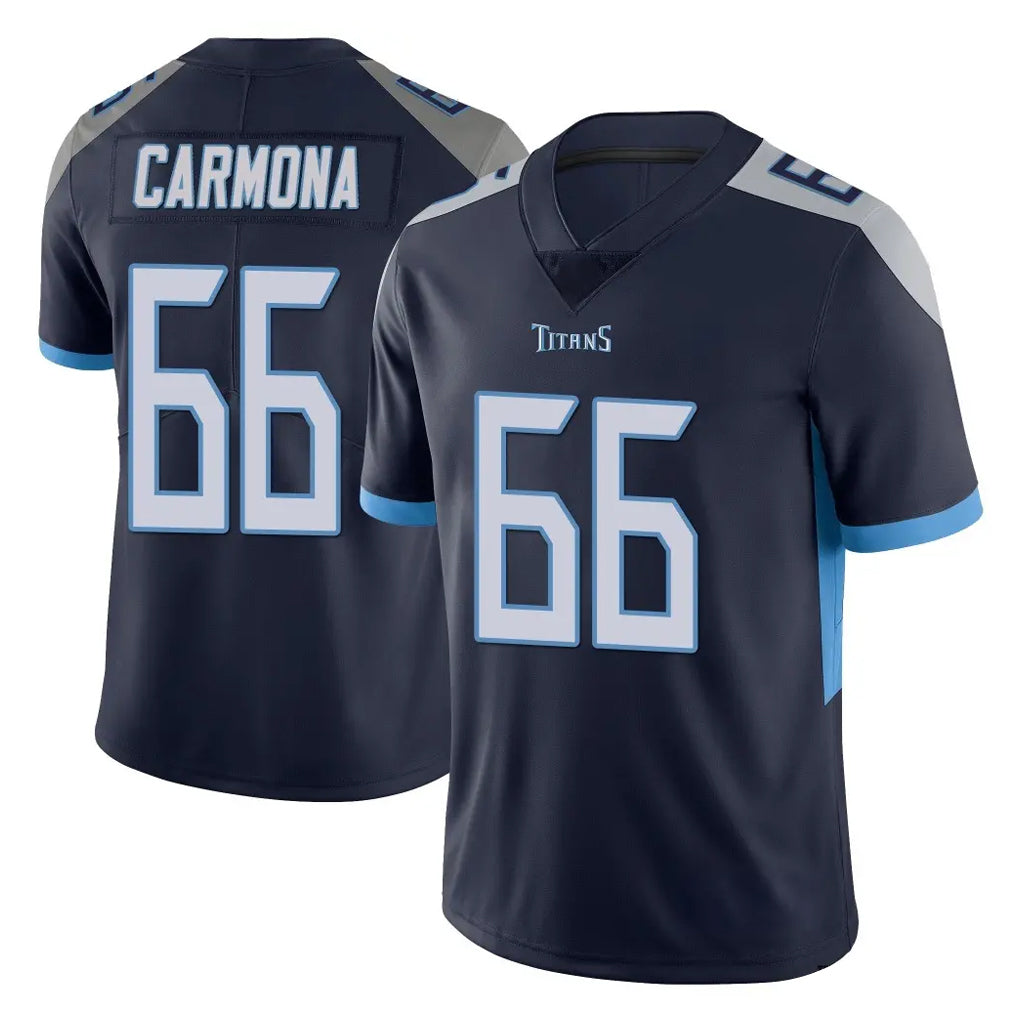 Kdoa T.Titans #66 Fernando Carmona Jr. Player Navy Limited Vapor Untouchable Home Game Stitched Jerseys