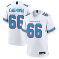 Kdoa T.Titans #66 Fernando Carmona Jr. Player White 2026 Game Home Stitched Jerseys