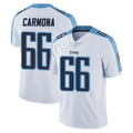 Kdoa T.Titans #66 Fernando Carmona Jr. Player White Limited Vapor Untouchable Home Game Stitched Jerseys