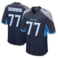 Kdoa T.Titans #77 Peter Skoronski Player Navy Home Game Stitched Jerseys