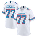 Kdoa T.Titans #77 Peter Skoronski Player White 2026 Game Home Stitched Jerseys