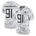 Kdoa T.Titans #91 John Franklin-Myers Player Arctic Camo Limited Salute to Service Home Game Stitched Jerseys