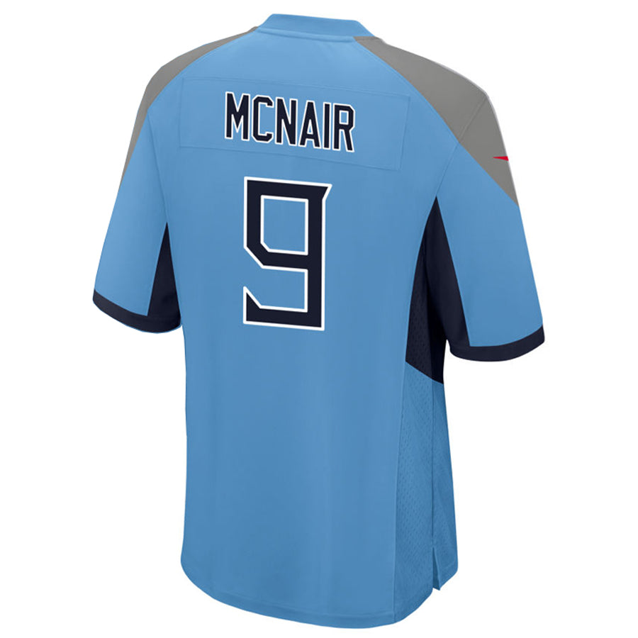 Kdoa T.Titans #9 Steve McNair Player Light Blue Home Game Stitched Jerseys