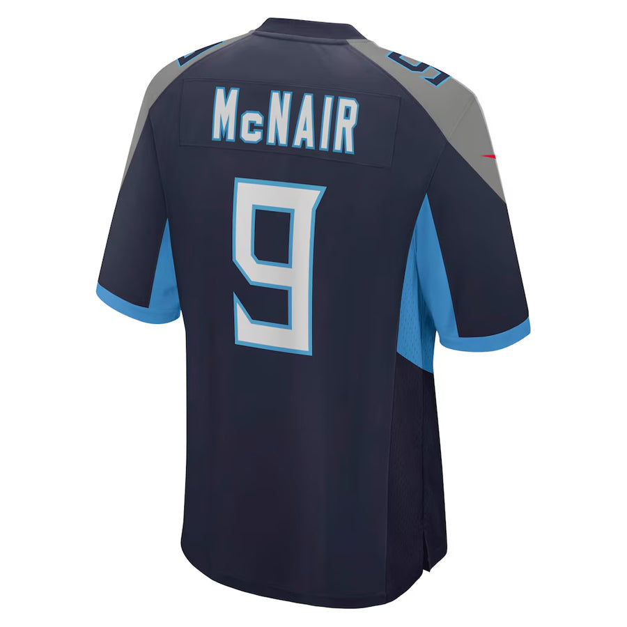 Kdoa T.Titans #9 Steve McNair Player Navy Home Game Stitched Jerseys