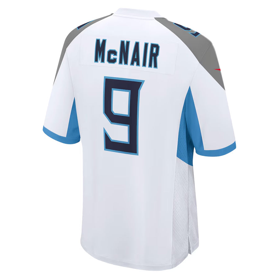 Kdoa T.Titans #9 Steve McNair Player White Home Game Stitched Jerseys