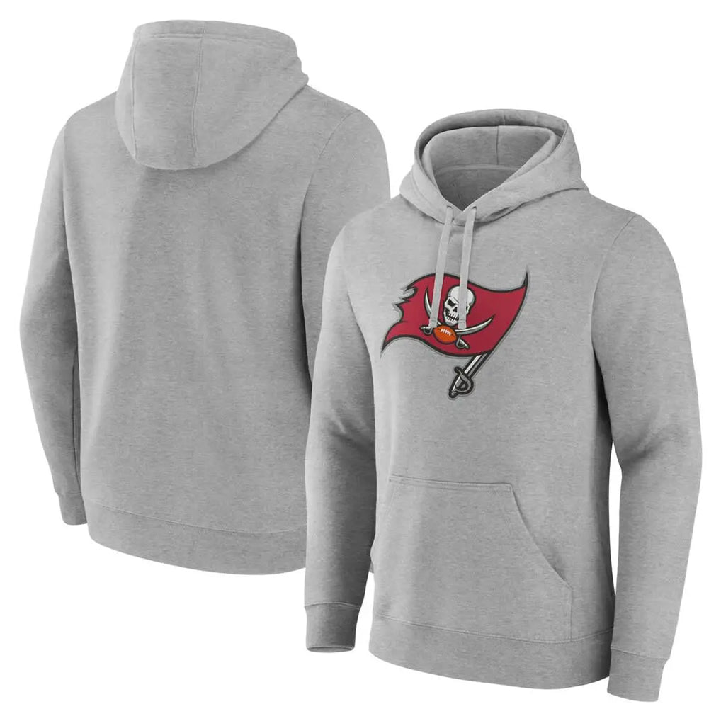 Kdoa TB.Buccaneers  Blank Player Gray Pullover Hoodie Home Game Stitched Jerseys