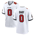 Kdoa TB.Buccaneers #0 Yaya Diaby Player White Home Game Stitched Jerseys